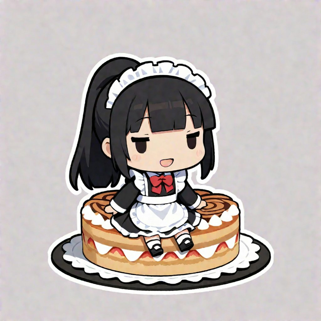 メイドちゃんオンザケーキ