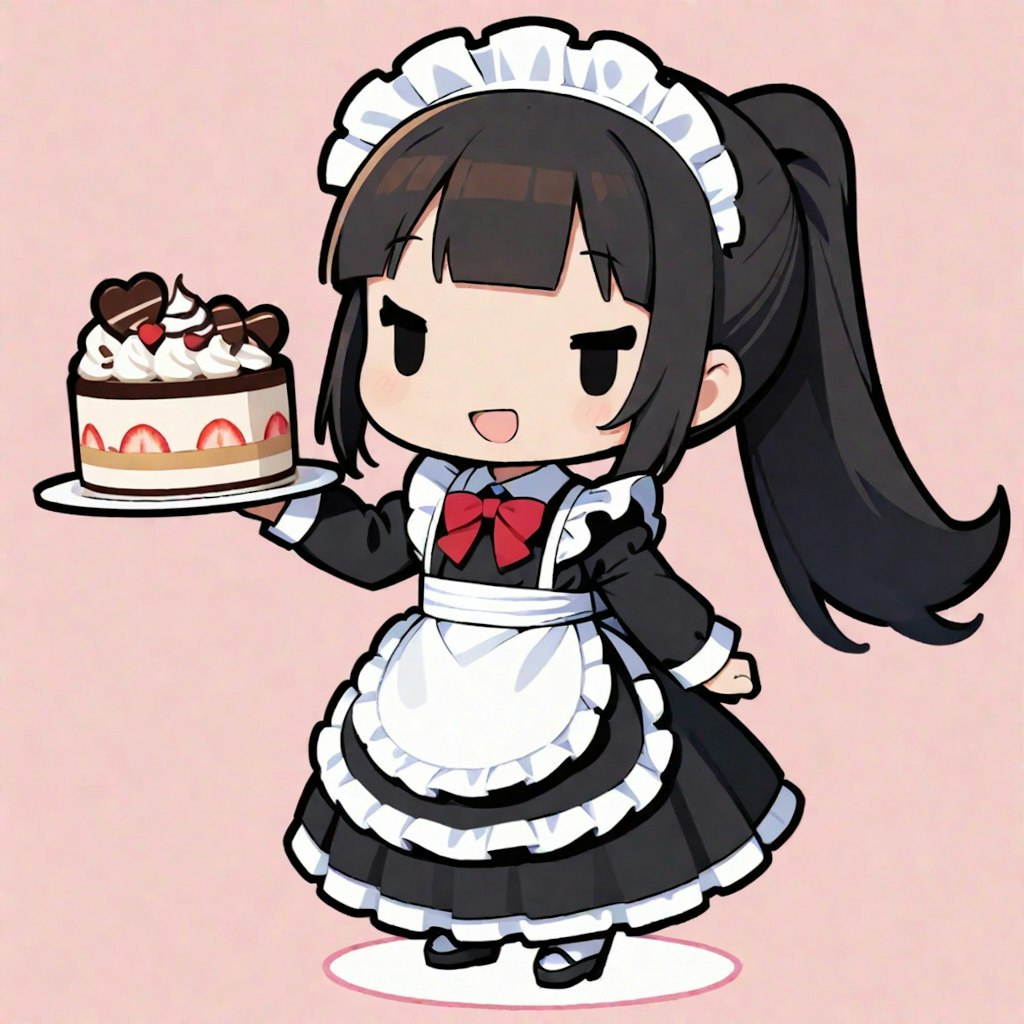 メイドちゃんオンザケーキ