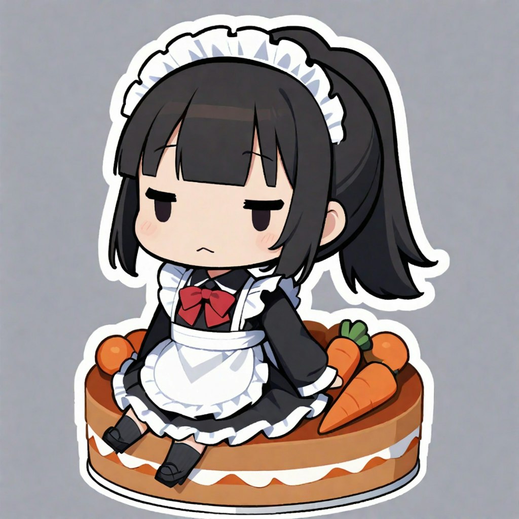 メイドちゃんオンザケーキ