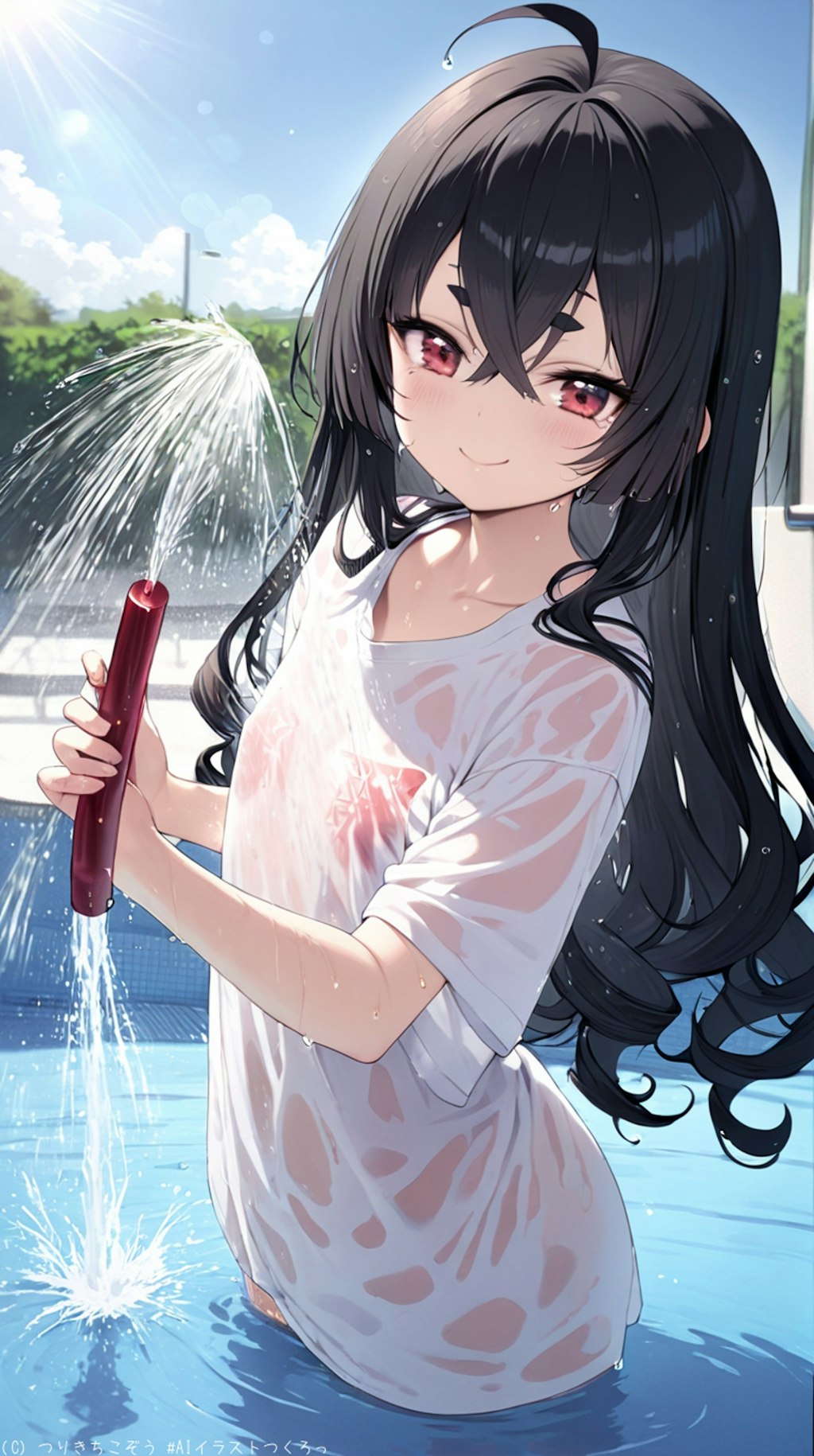 夏はやっぱり水遊び