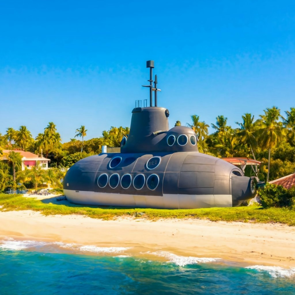 潜水艦の家