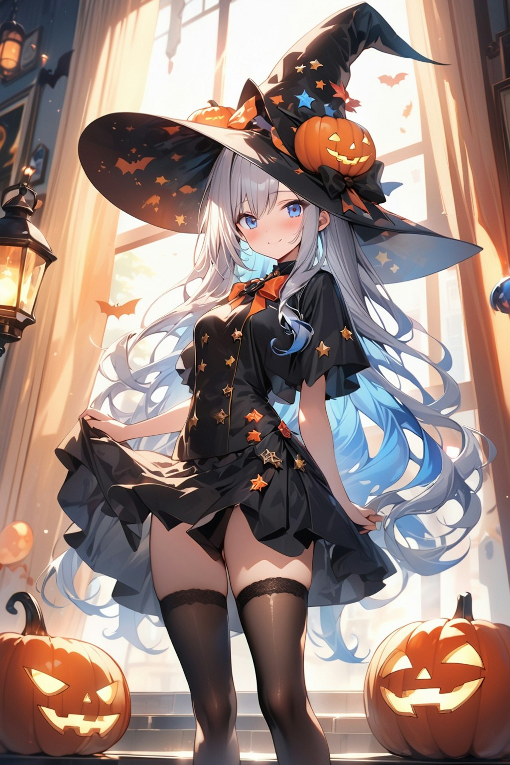 銀髪ハロウィン