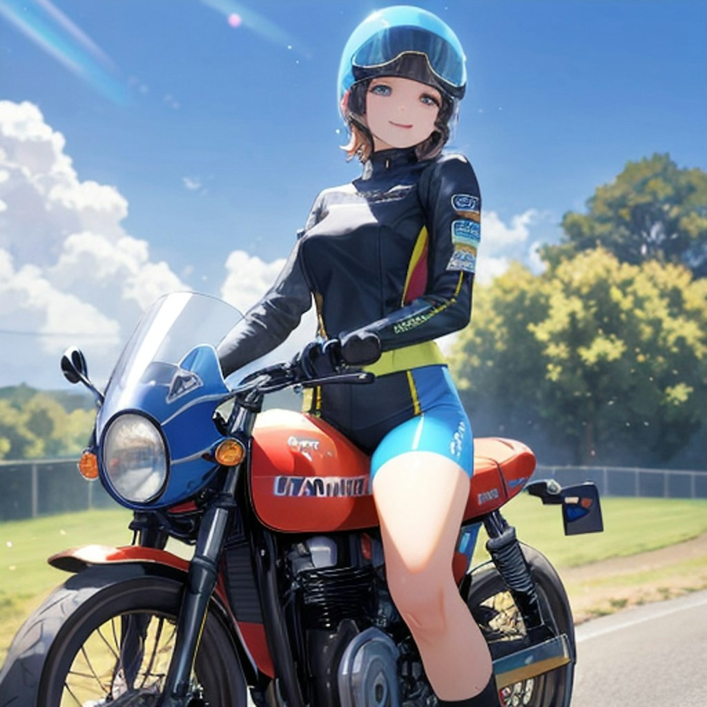 バイク好き彼女