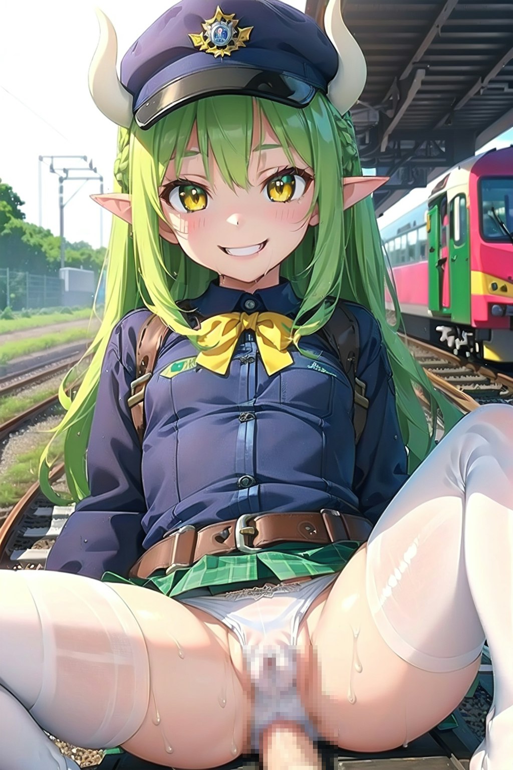 オトナをからかった鉄道員の少女