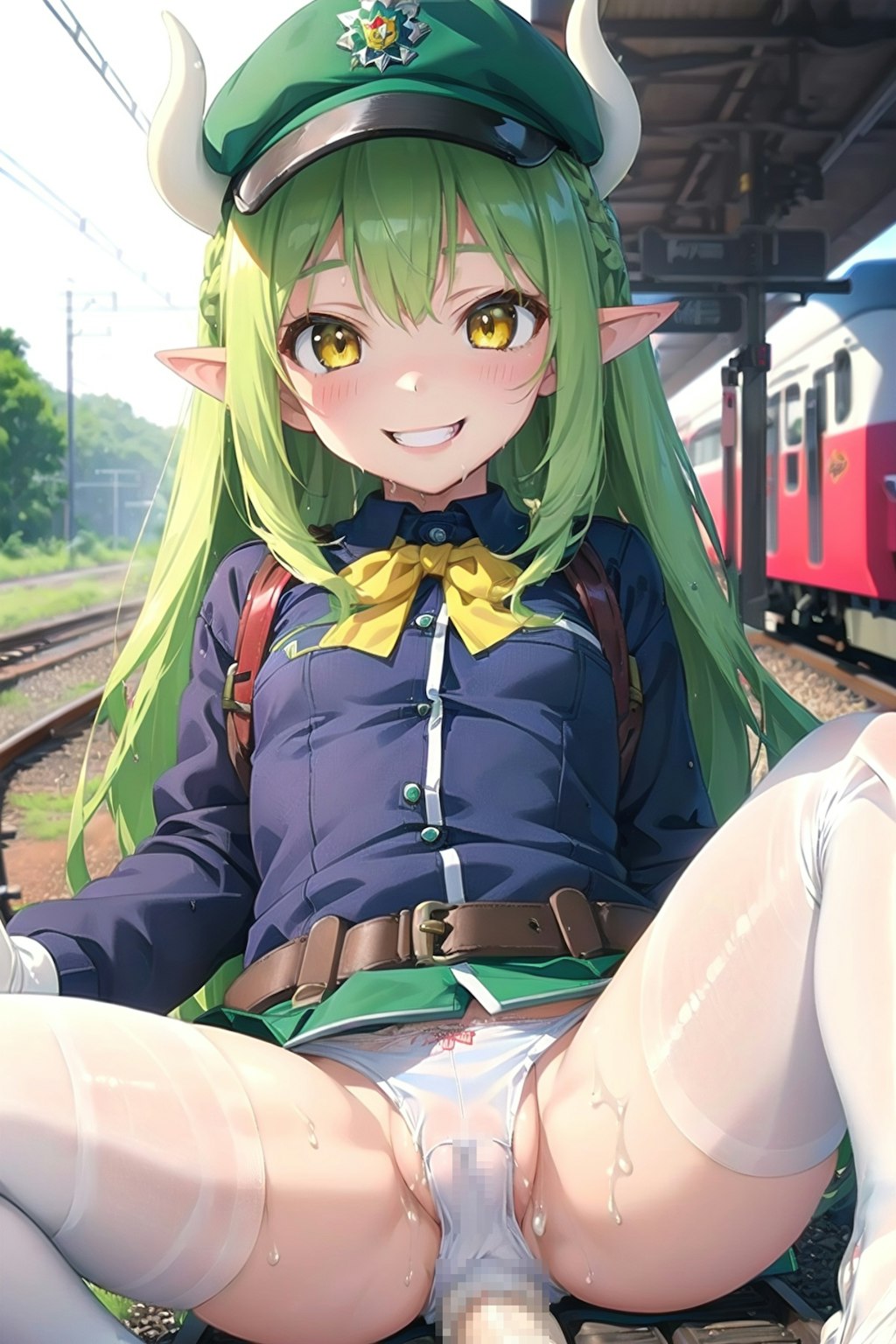 オトナをからかった鉄道員の少女