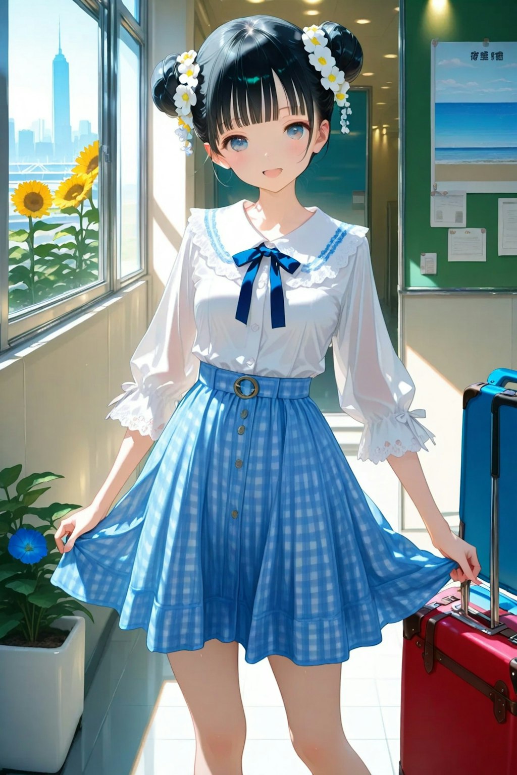 旅行に行くおだんごちゃん🍡✨
