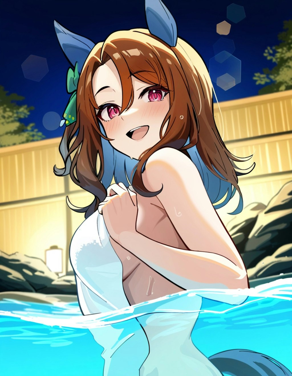 ウマ娘　温泉