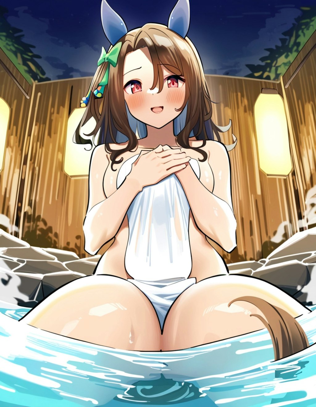 ウマ娘　温泉