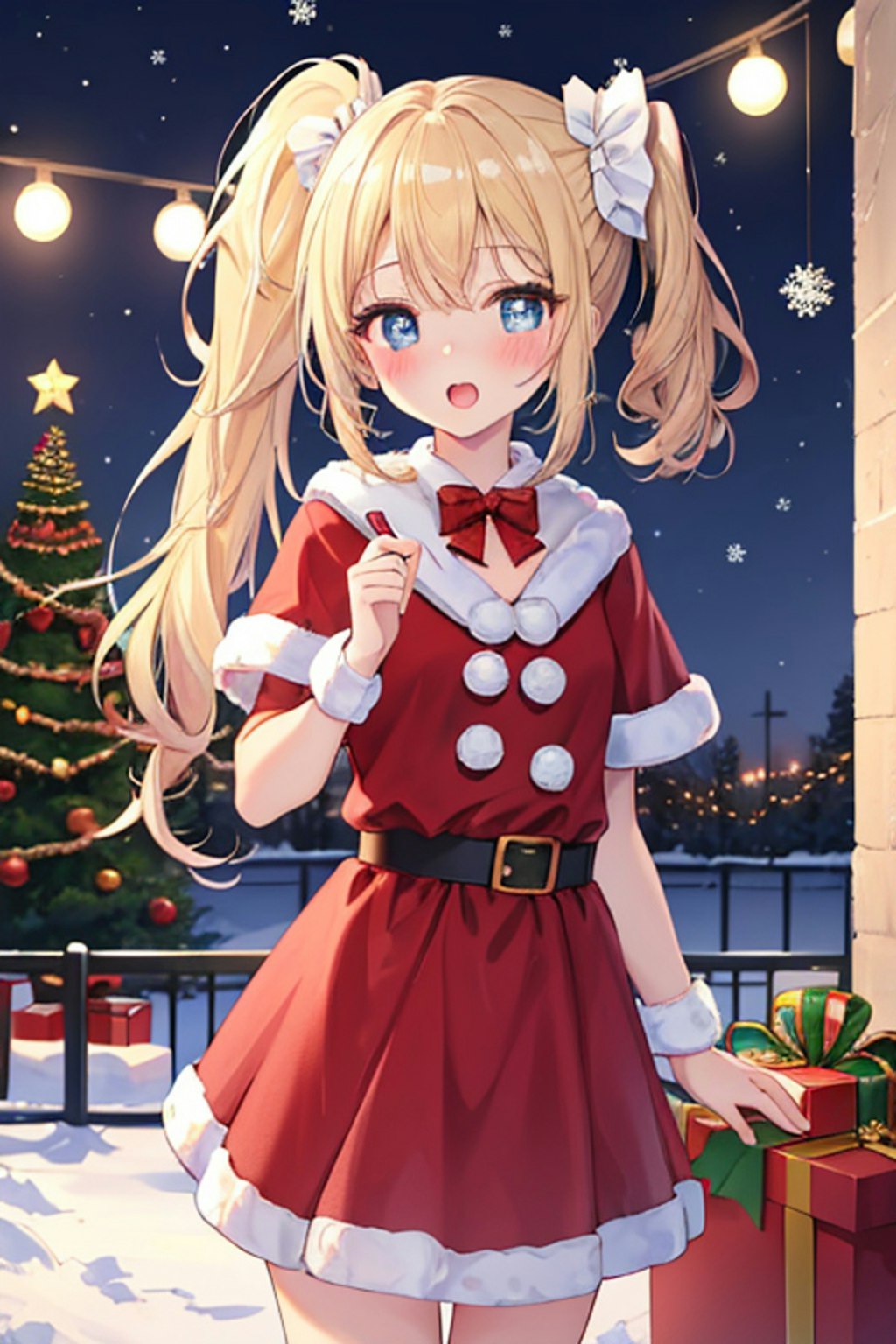 クリスマスの金髪少女4