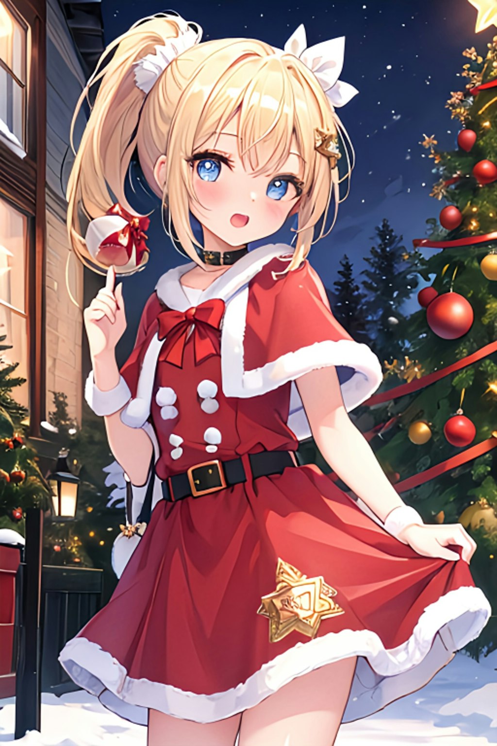 クリスマスの金髪少女4