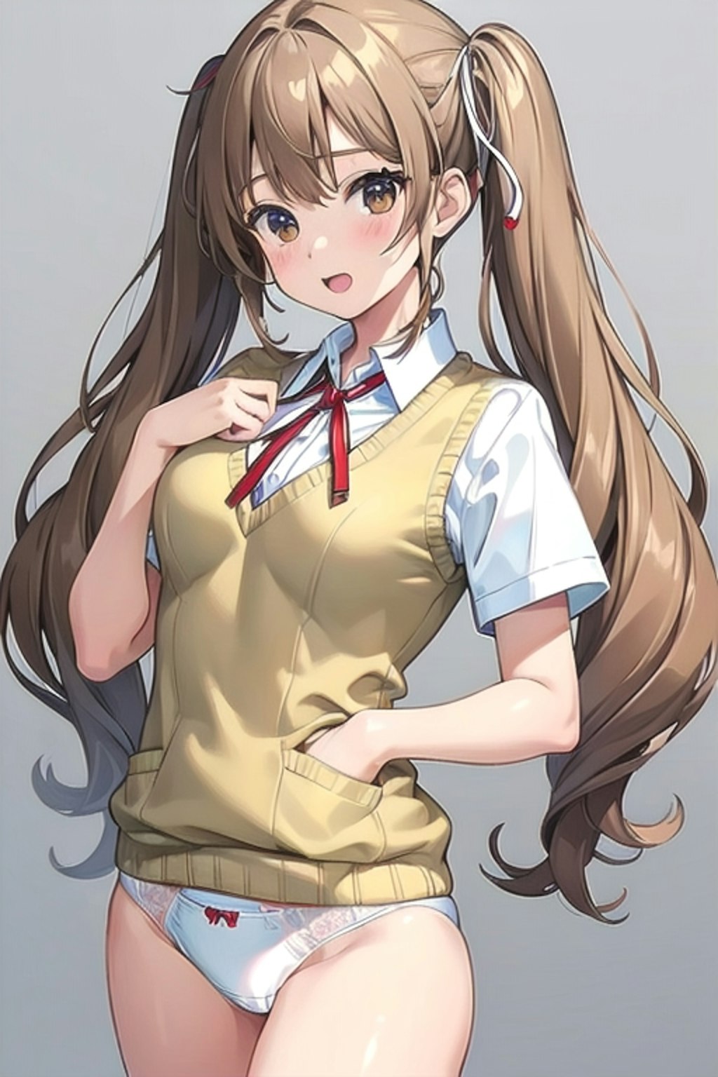 School twintails girl