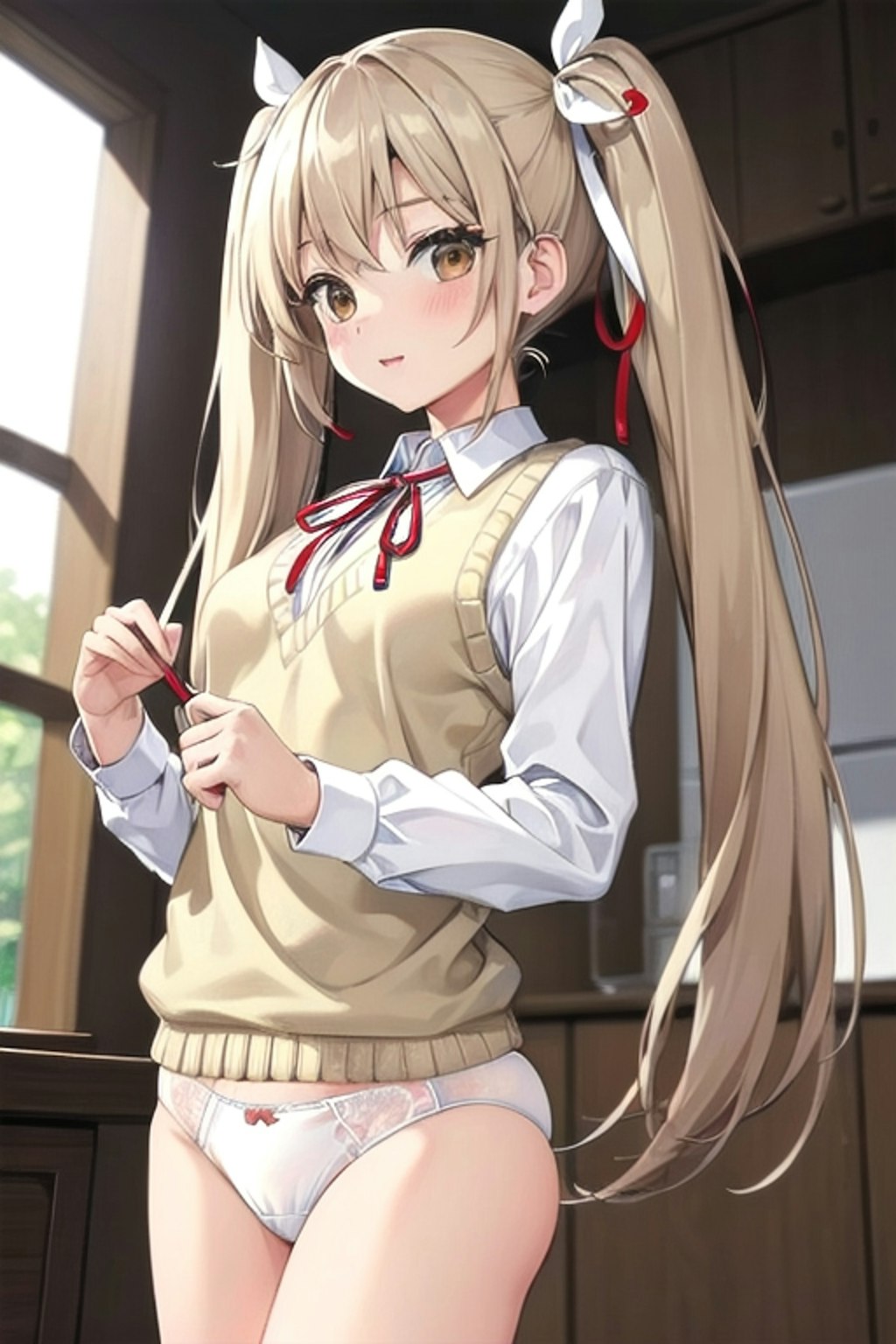 School twintails girl