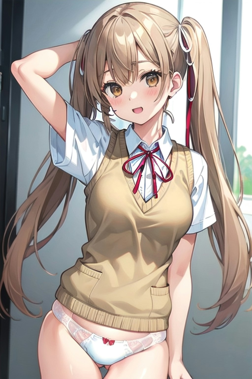 School twintails girl