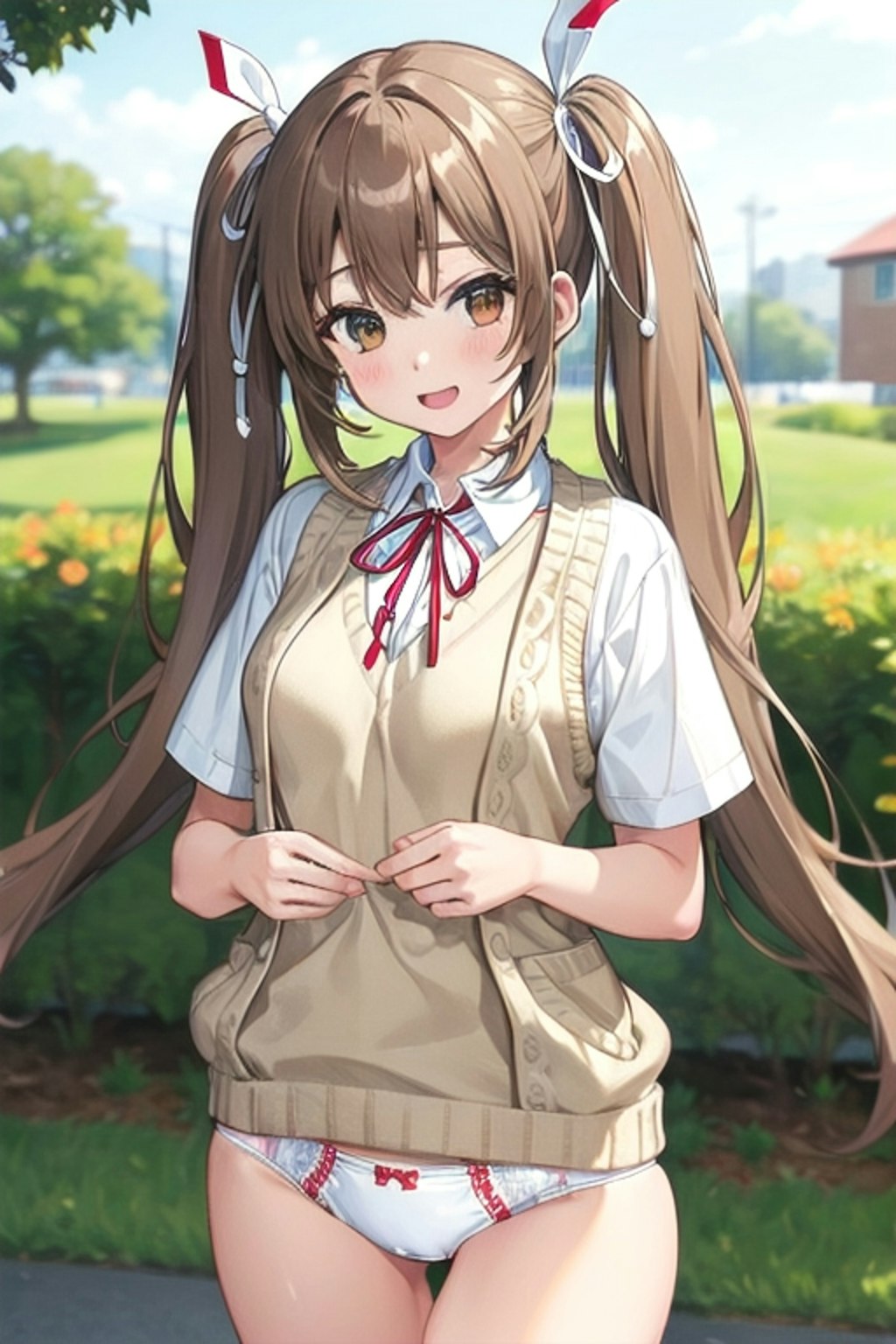 School twintails girl