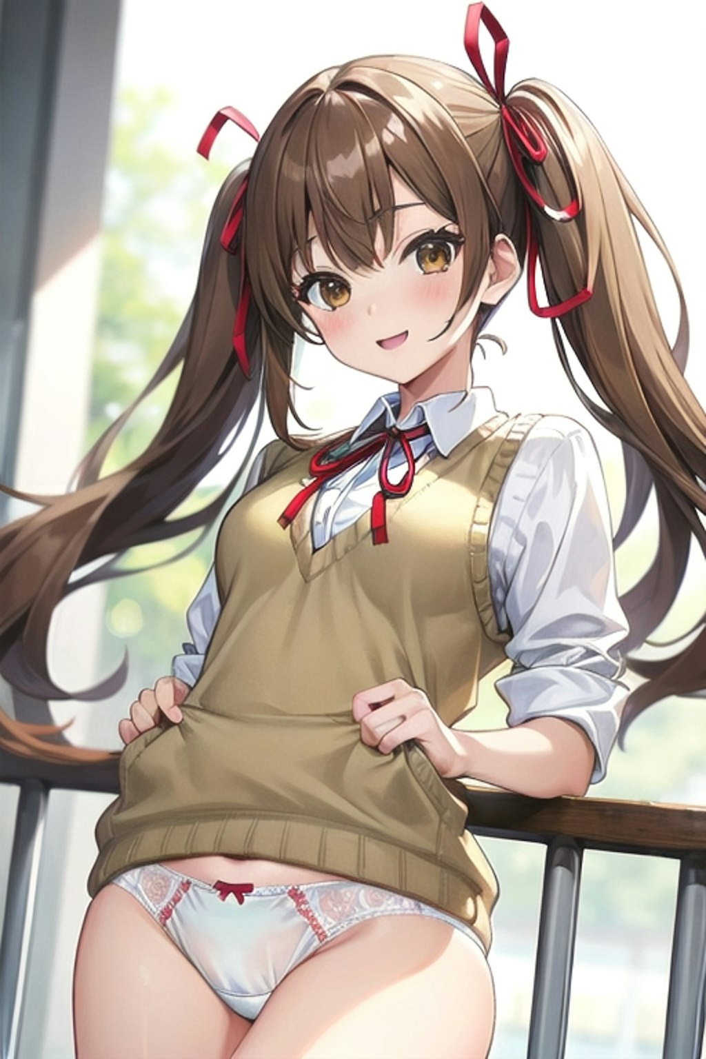 School twintails girl