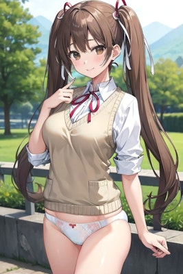 School twintails girl