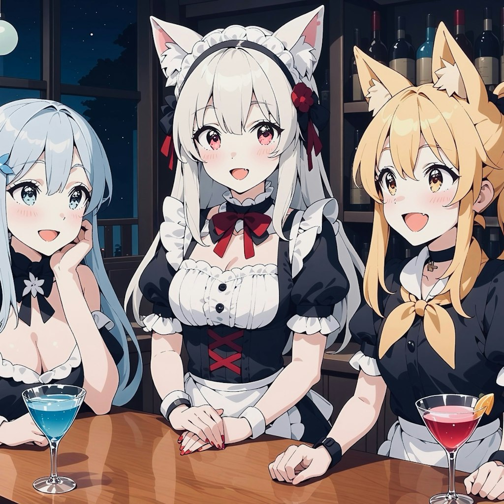 月夜の麗人たち