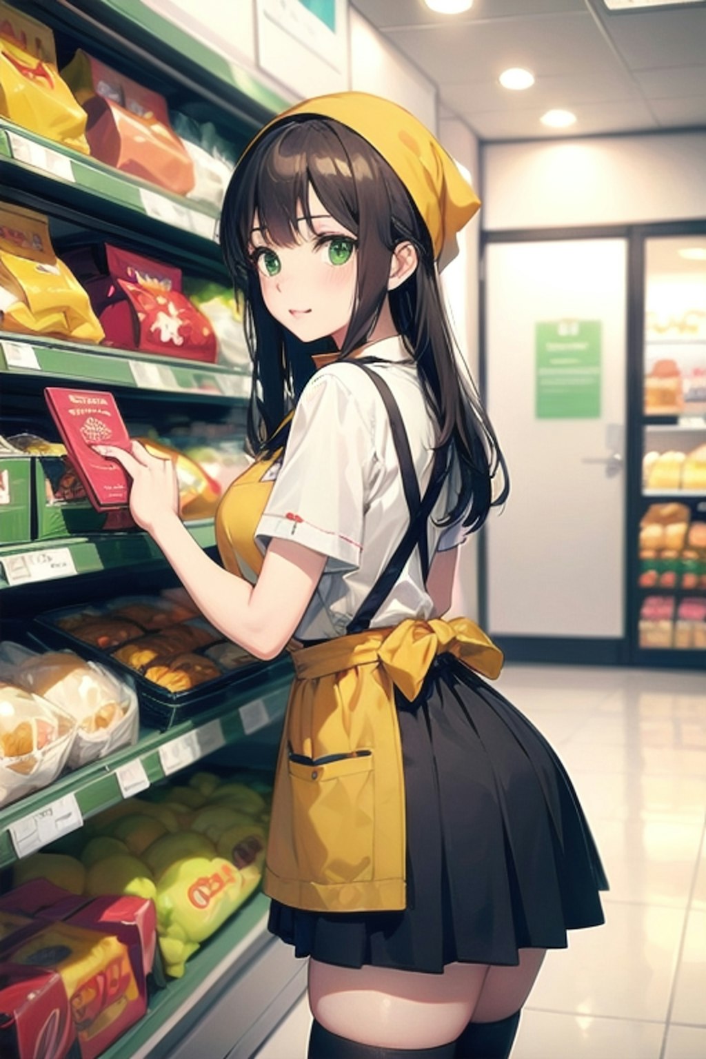 まみちゃん、棚にびっくり！