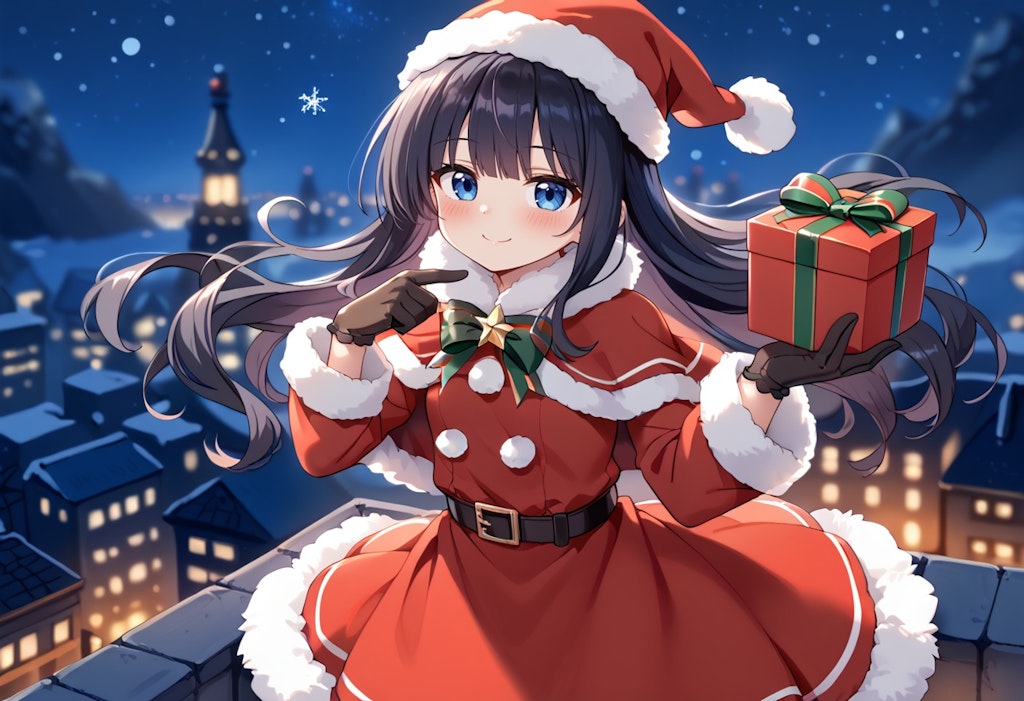 黒髪お嬢様・クリスマス