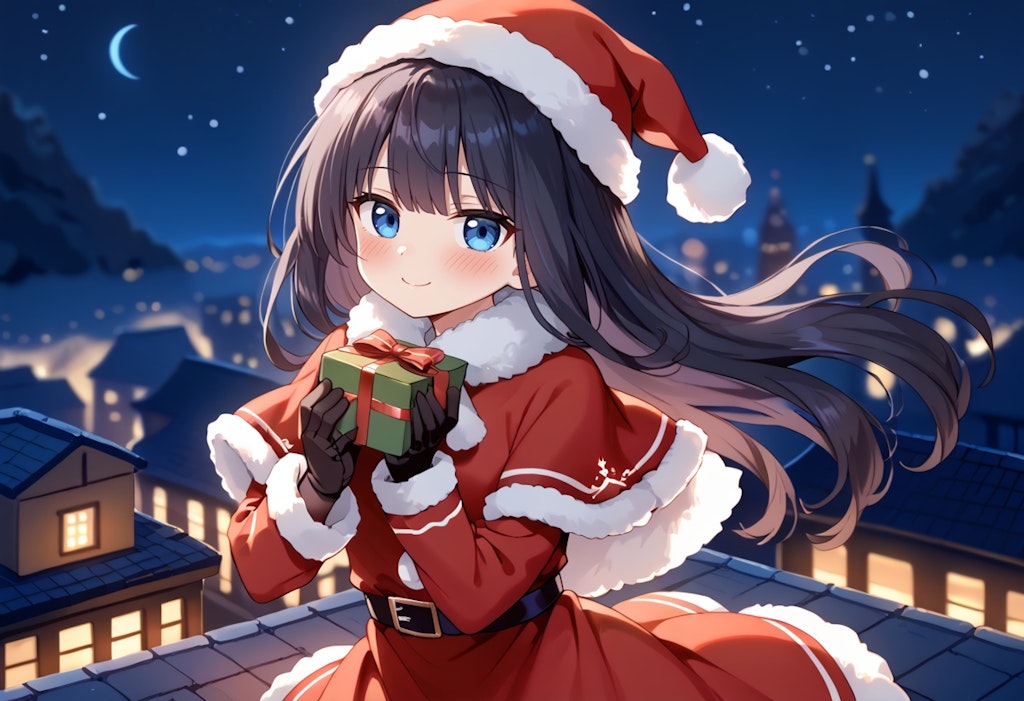 黒髪お嬢様・クリスマス