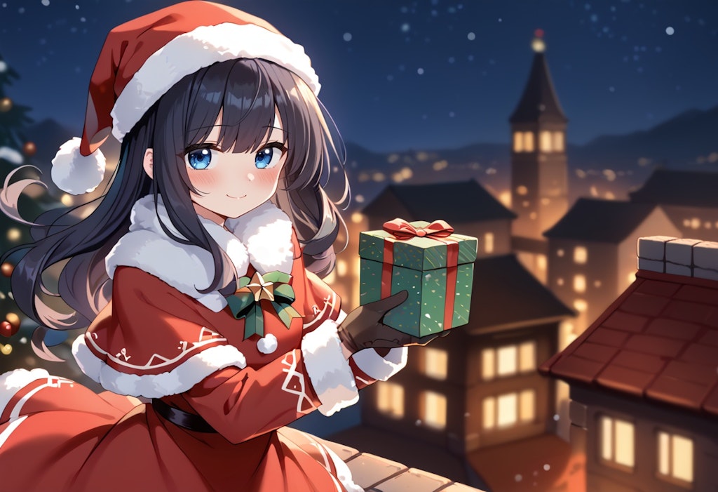 黒髪お嬢様・クリスマス