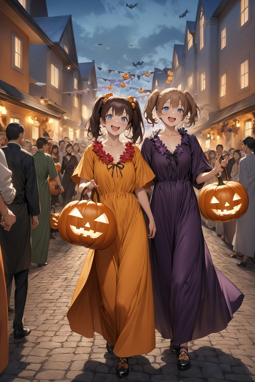 民族衣装でハロウィン！