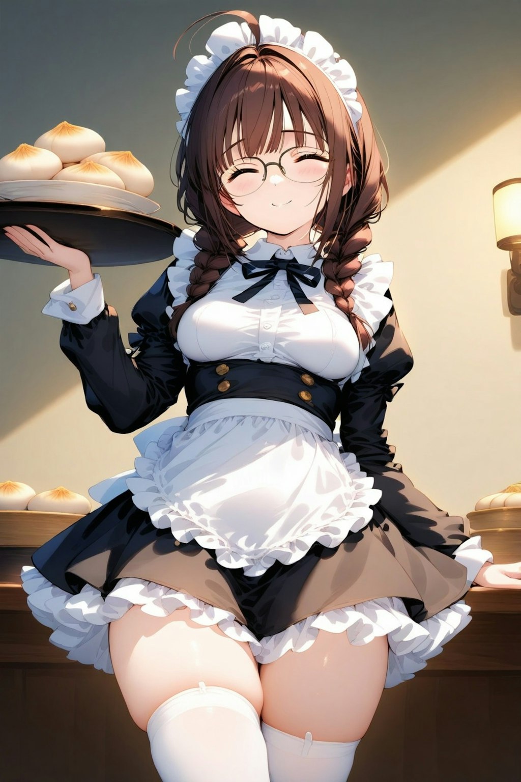 ひまりさんにおまんじゅうをお持ちしました