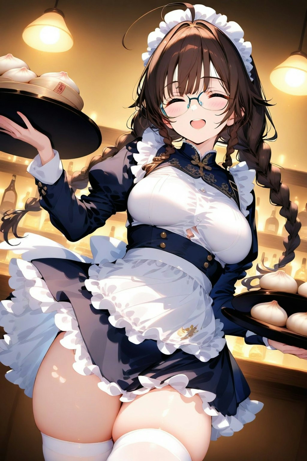 ひまりさんにおまんじゅうをお持ちしました