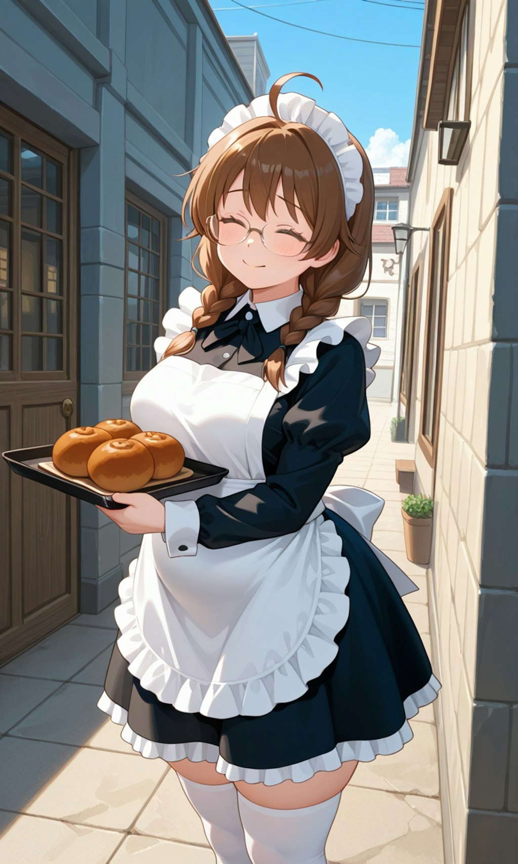 ひまりさんにおまんじゅうをお持ちしました