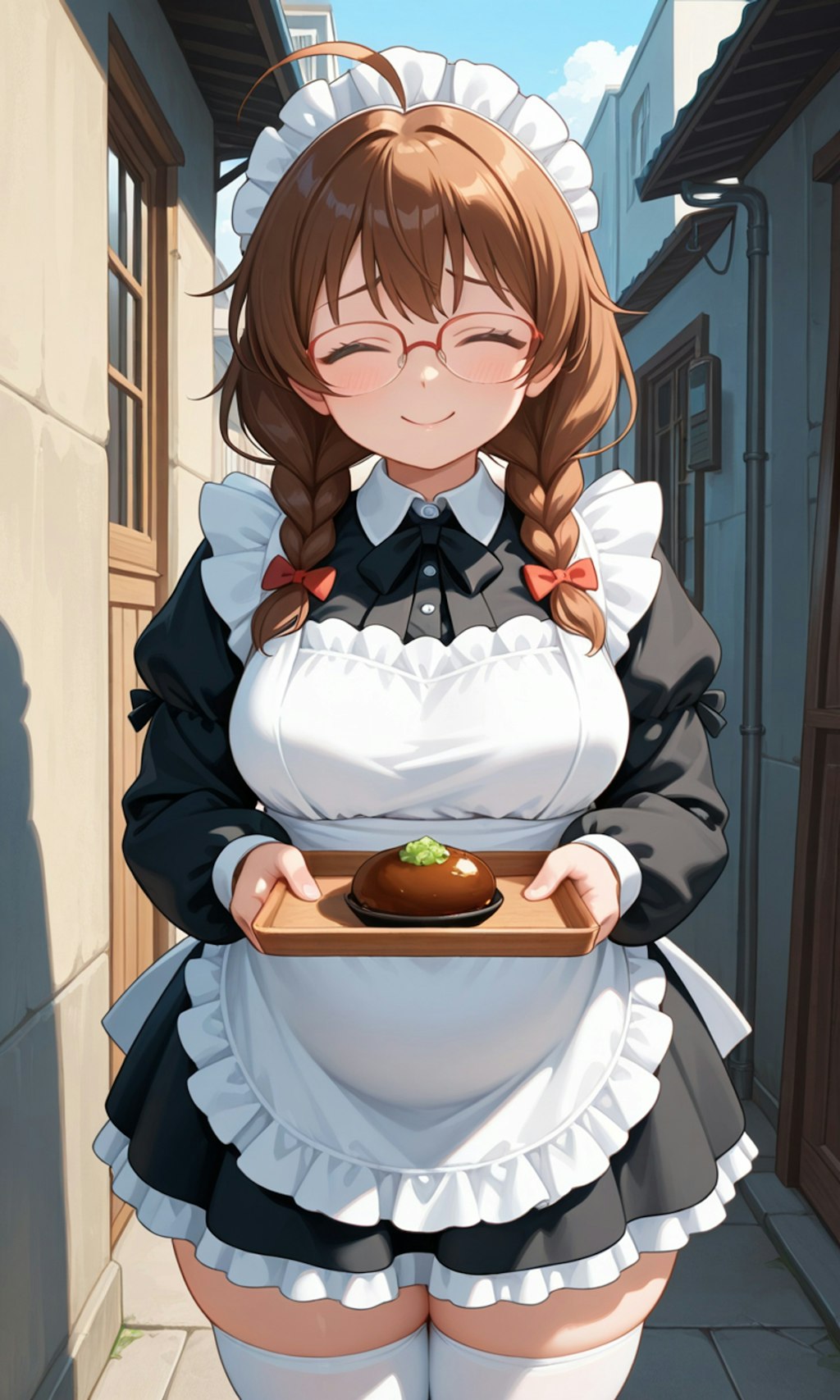 ひまりさんにおまんじゅうをお持ちしました