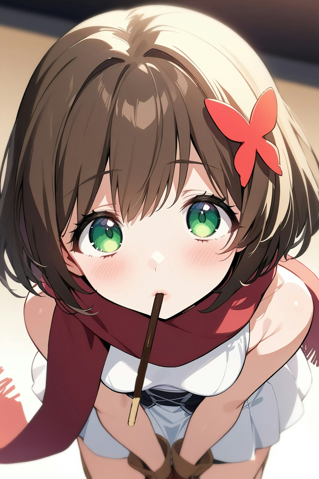 転生ちゃんとポッキーゲーム