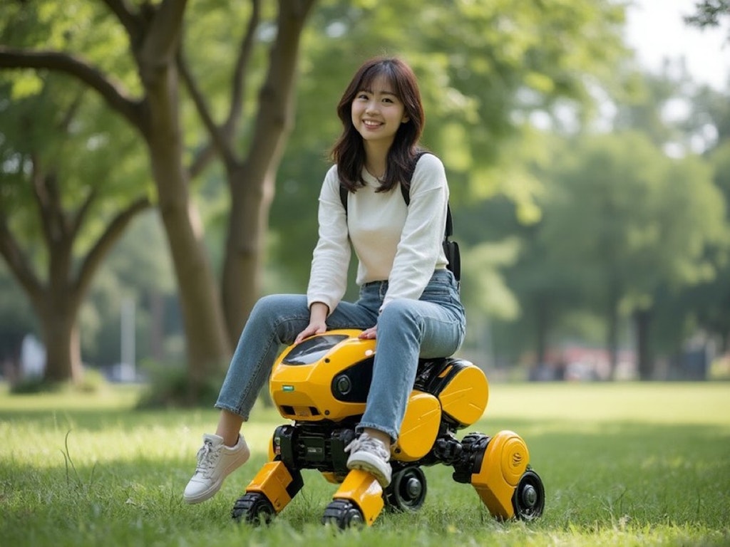 女の子とロボット