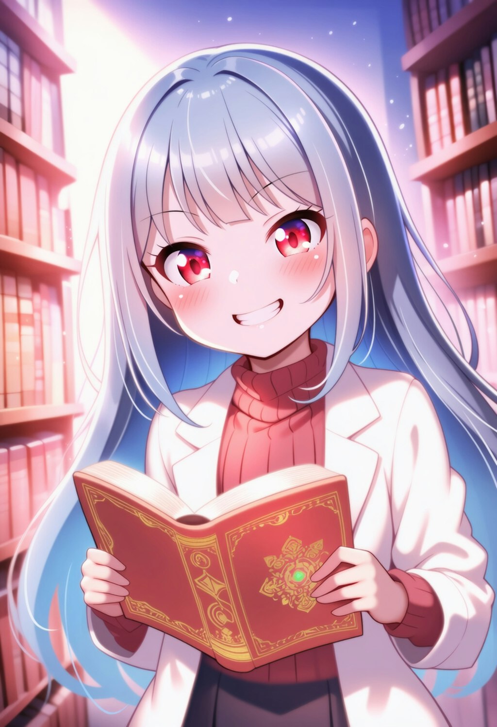 難しそうな本を読む天音ちゃん