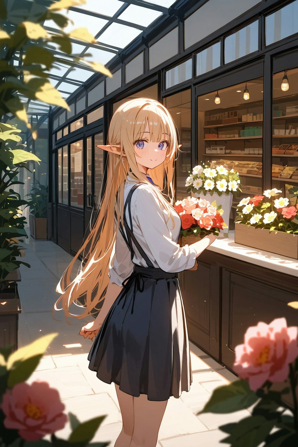 とある花屋のエルフさん