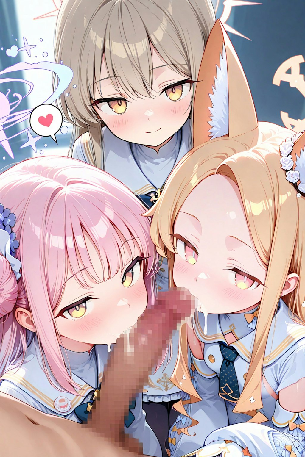 ブ〇アカ みんなでご奉仕
