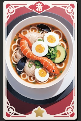 トレカ seafood noodle