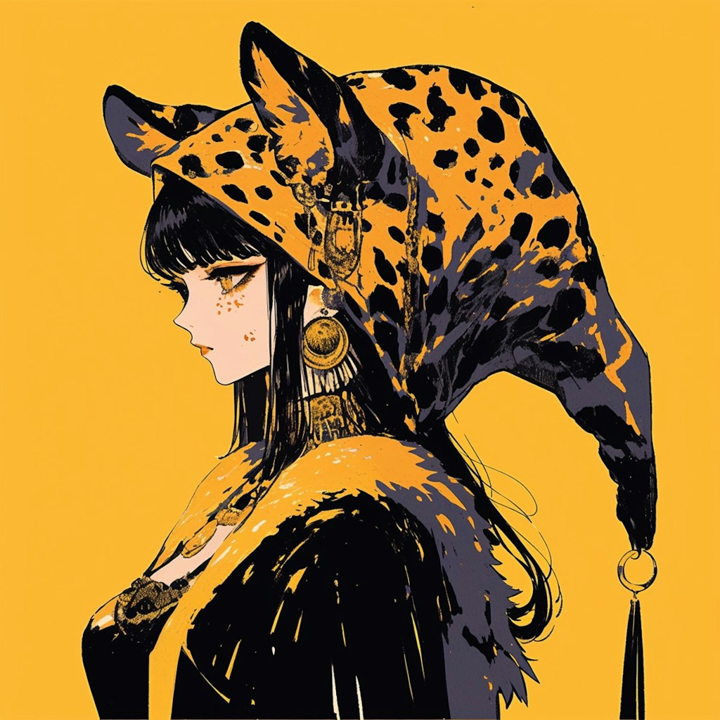 Leopard (with horns)