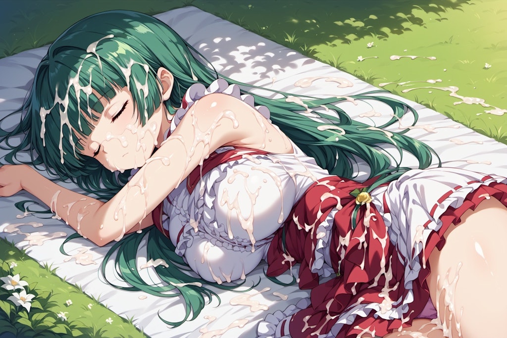 すやすやお姉さんにこっそりぶっかけ4