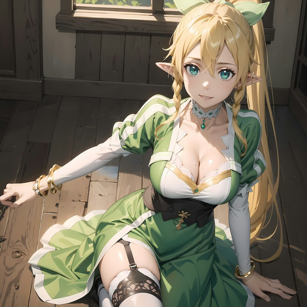 SAO(ソードアート・オンライン)]桐ヶ谷直葉(リーファ)Leafa | chichi-pui（ちちぷい）AIイラスト専用の投稿＆生成サイト