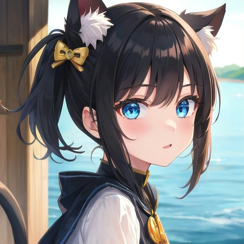 海と猫