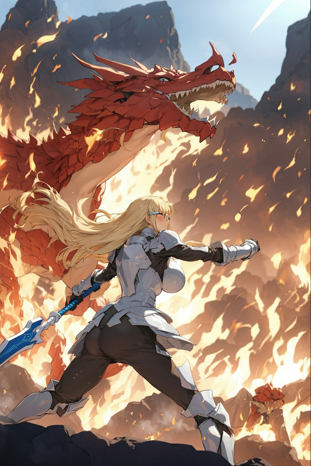 死闘！女騎士vsドラゴン