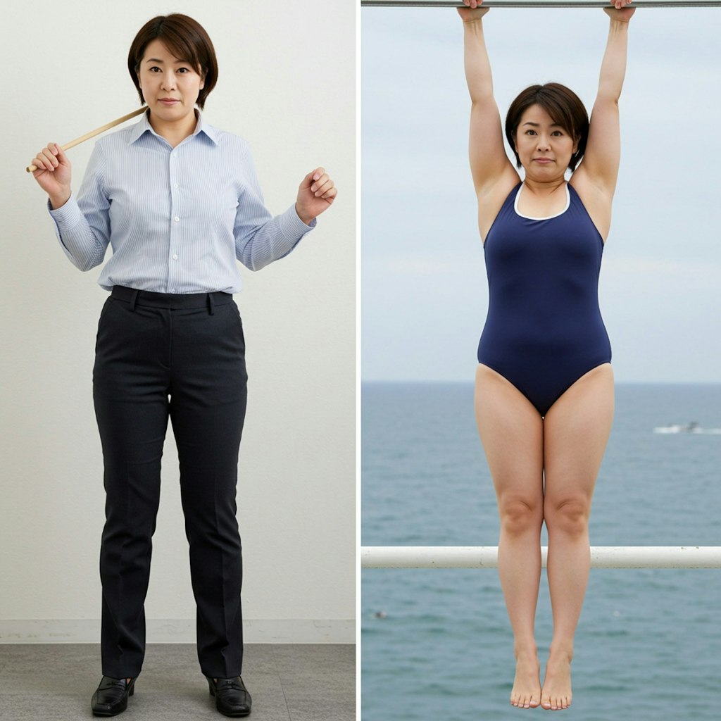 あの人が水着に着替えたら（ミドルエイジ編）