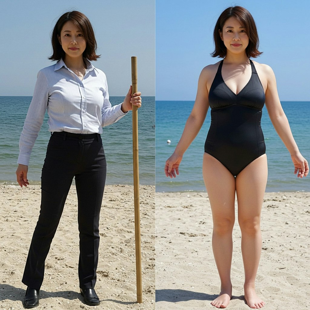 あの人が水着に着替えたら（ミドルエイジ編）