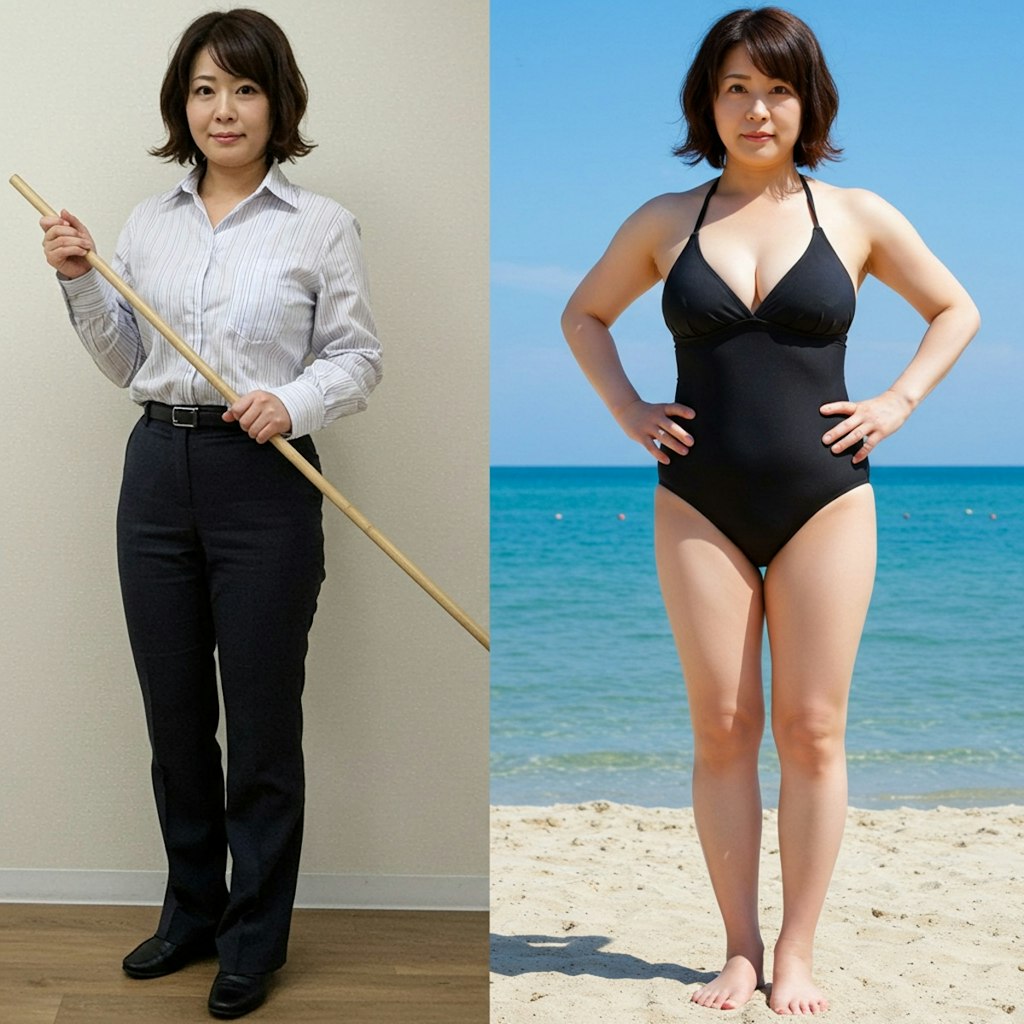 あの人が水着に着替えたら（ミドルエイジ編）