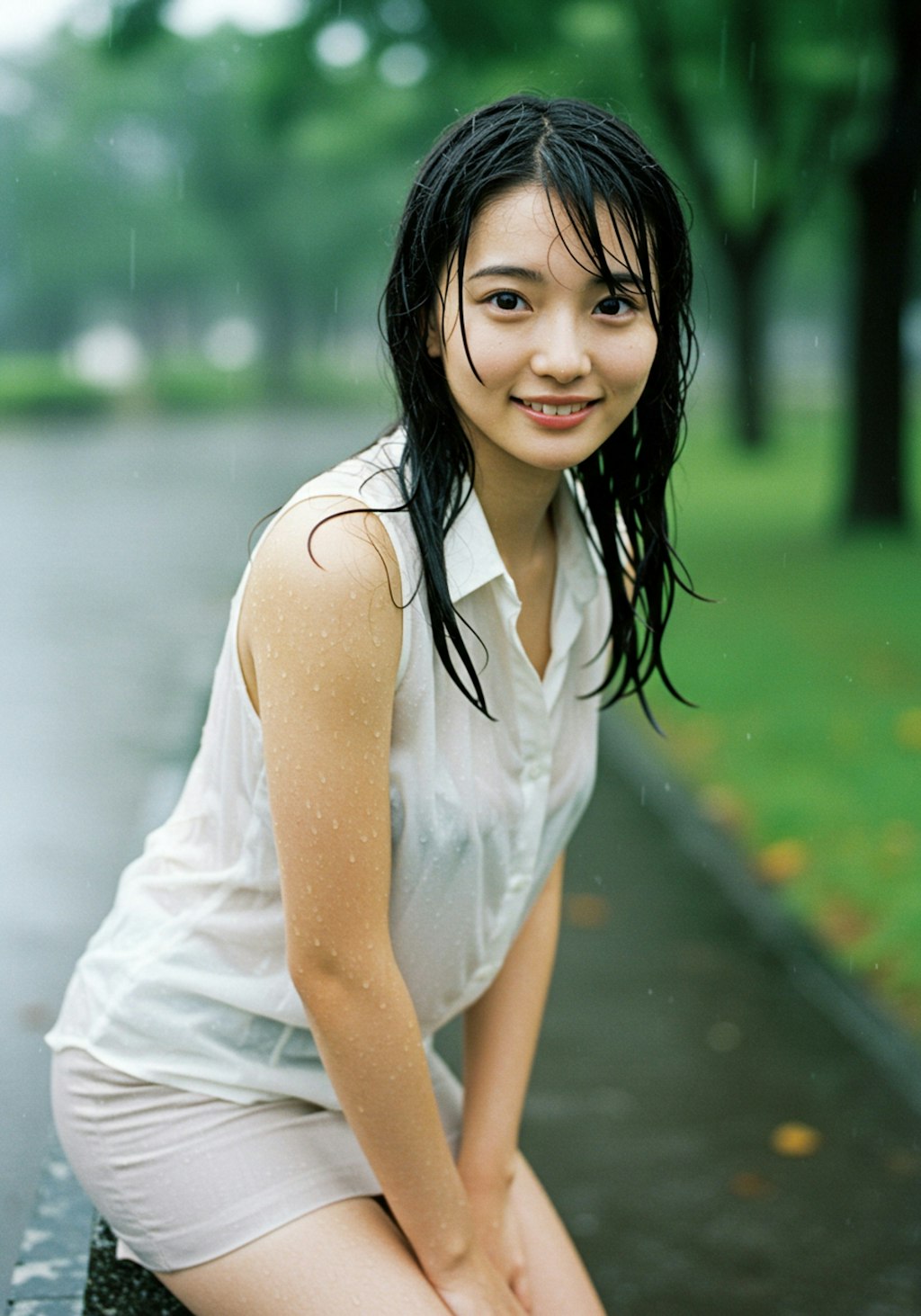 突然の雨