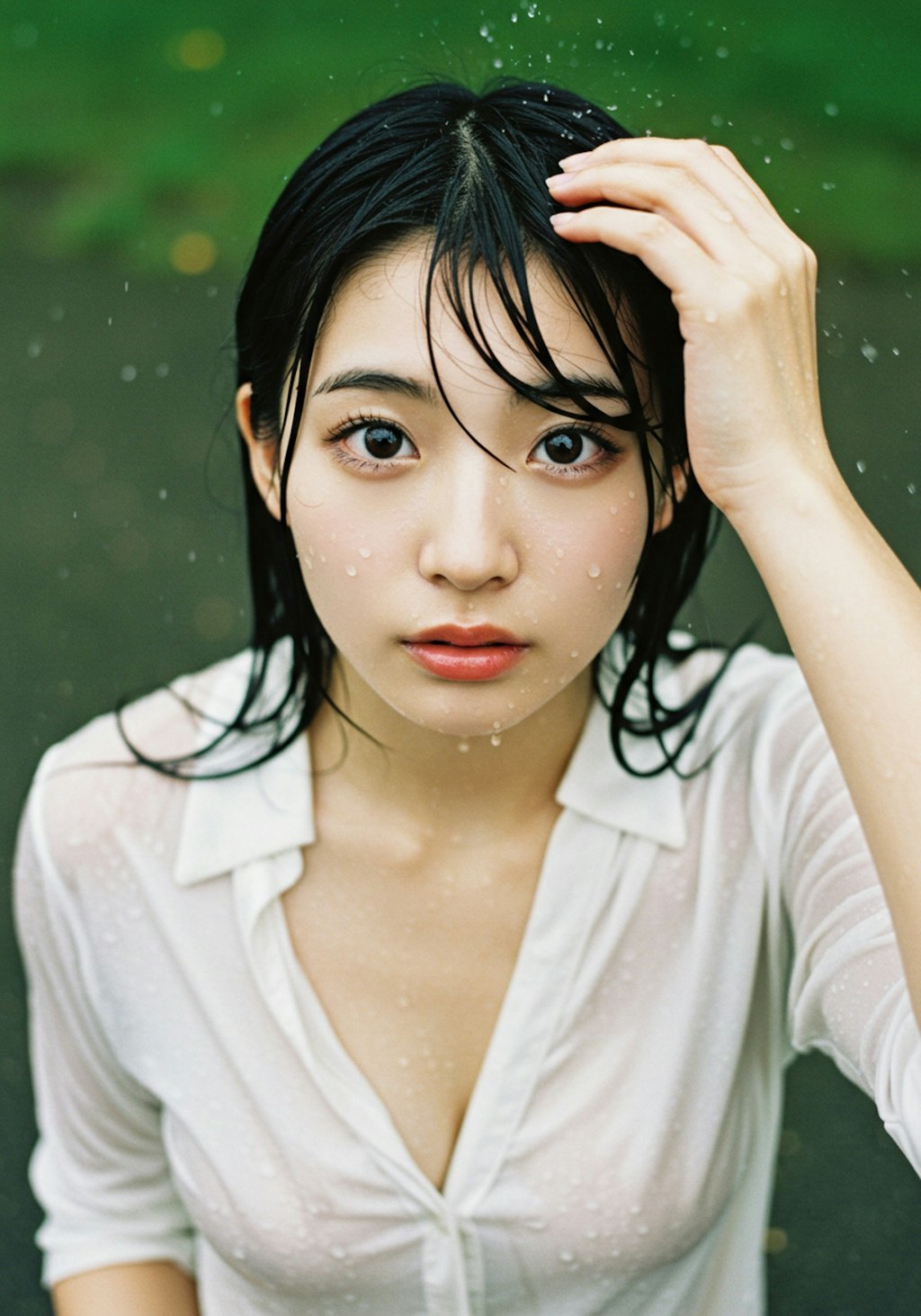 突然の雨