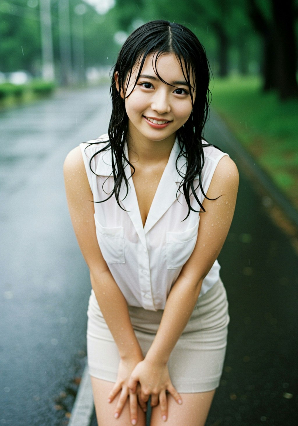 突然の雨