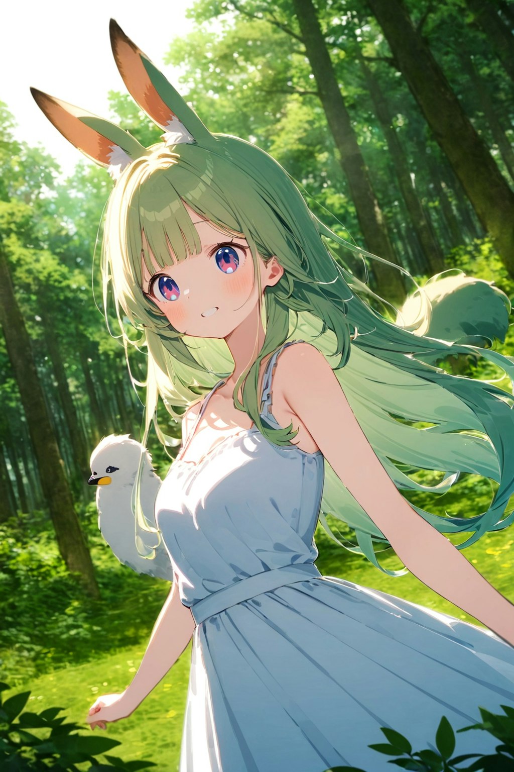 緑のうさ耳娘🐰💚