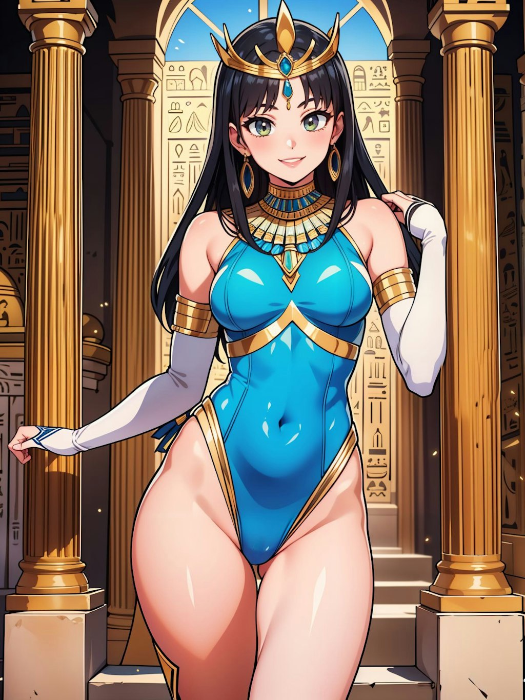 レオタード古代エジプト女王