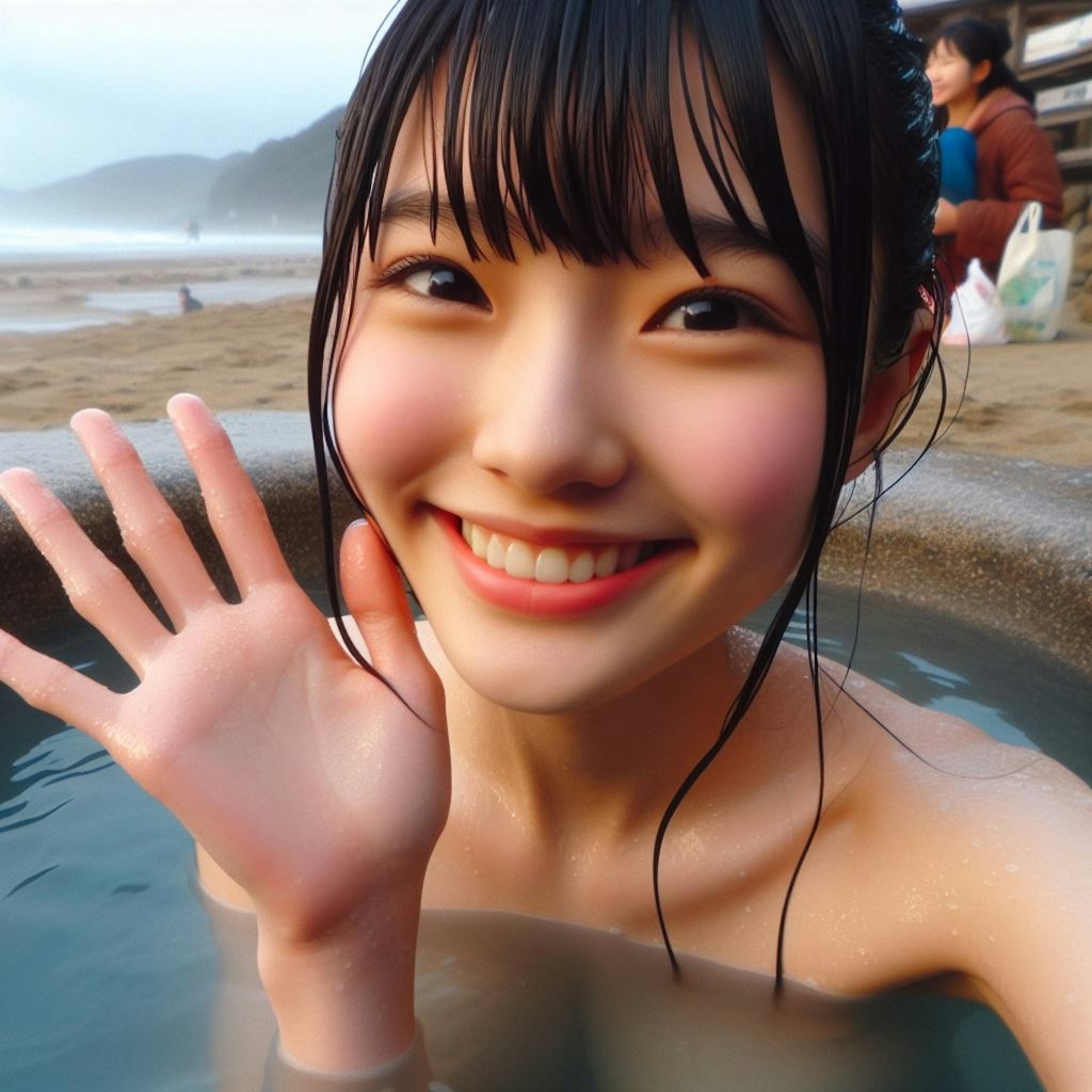 温泉女子